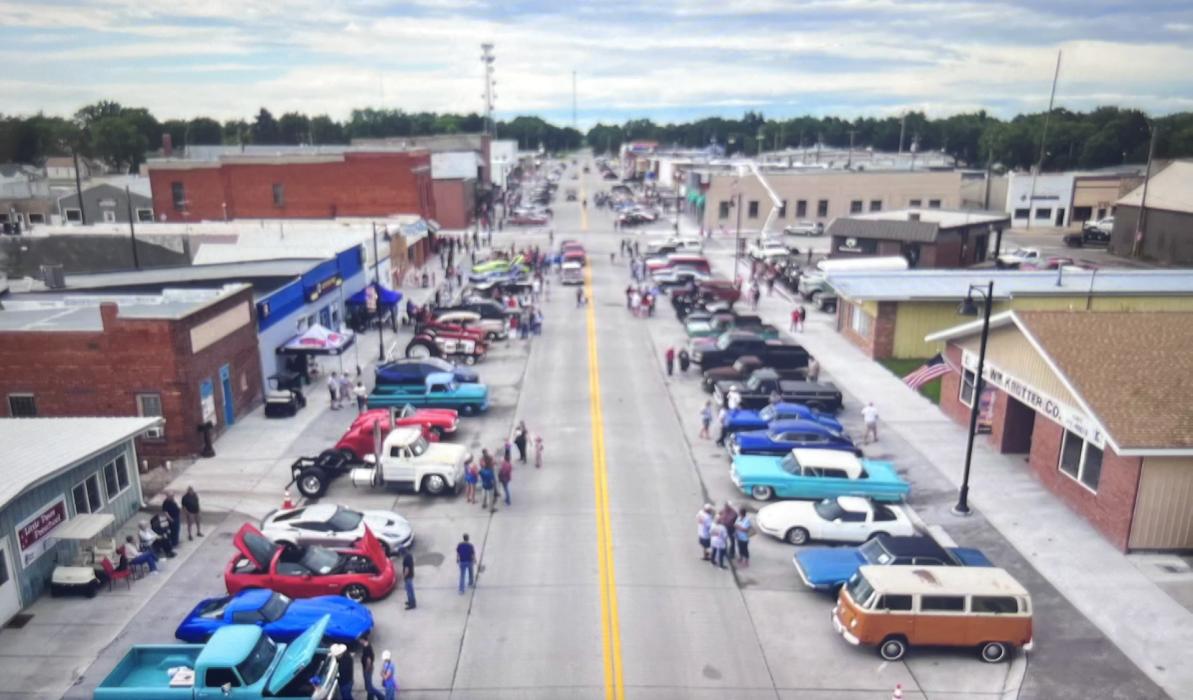 The 2025 Fourth of July cruise night saw cars lined up and down Main Street in Ainsworth for spectators to look at and judge.