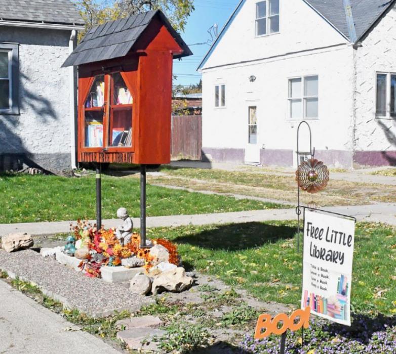 First “Little Free Library” in Ainsworth Installed at Walnut Street Home