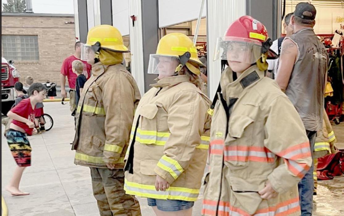 Ainsworth Volunteer Firemen Host Water Fights on a Nice Scorching Day