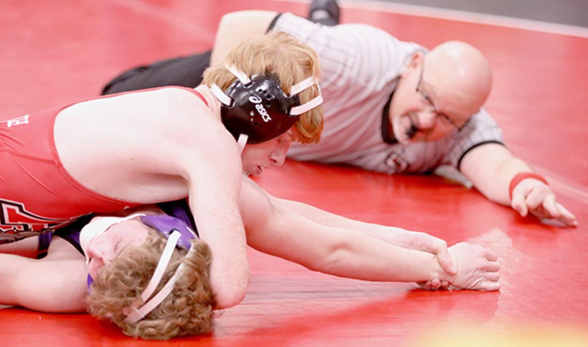 Sam Titus, wrestling in the 132 lb. weight class, took fourth place at the Southwest Conference Wrestling Tournament.