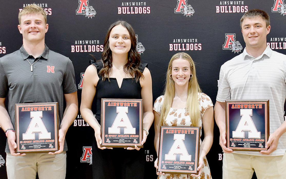 2024 Ainsworth Bulldog Athletic Banquet Awards Presented