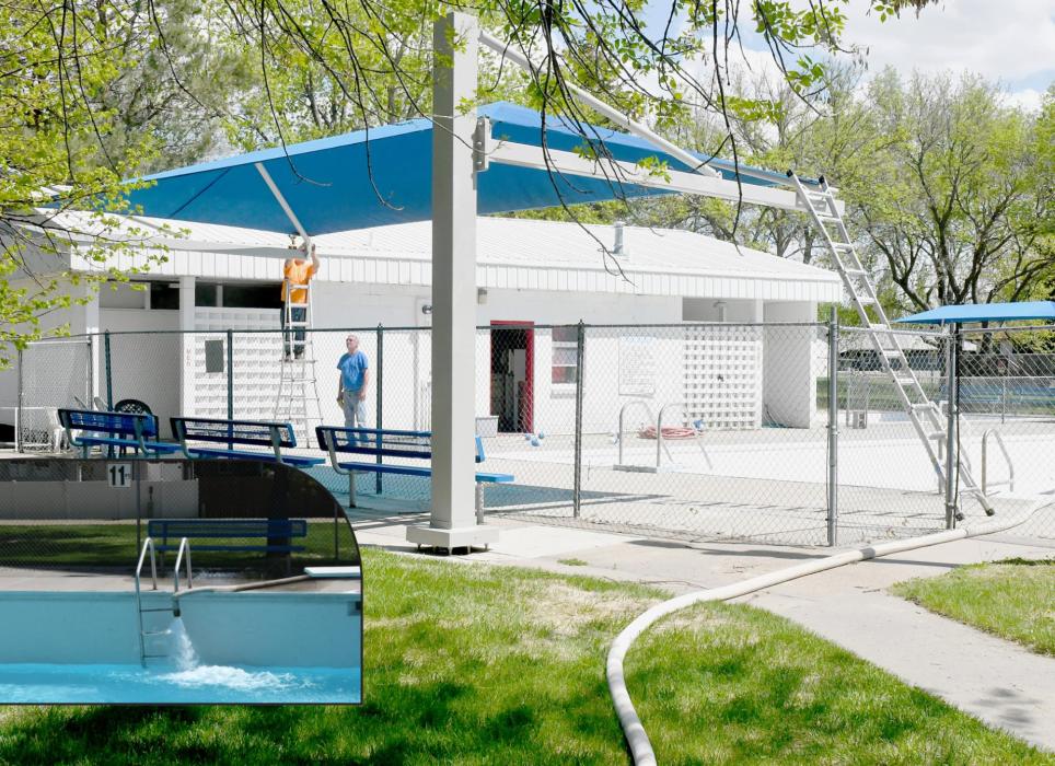 City Prepares Swimming Pool for June 1st Opening