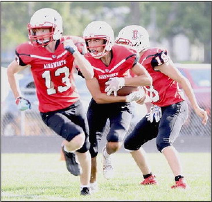 Ainsworth JV Football Team Defeats North Central Knights JVs 30-16