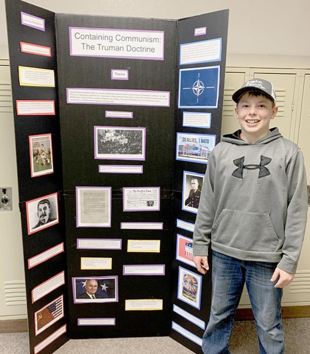 Three Ainsworth Middle School Projects Qualify for National History Day Contest