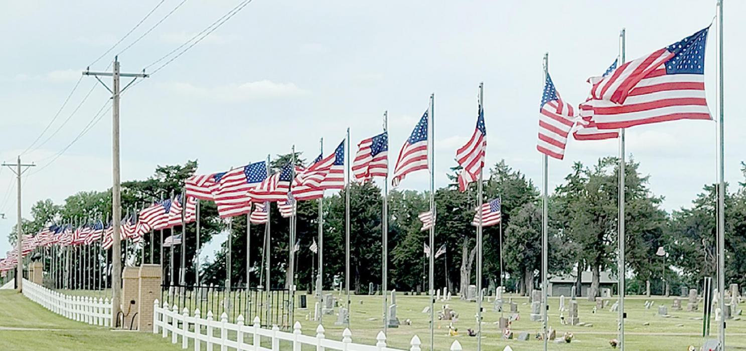 3390Volunteers Prepare Ainsworth Cemeteries for Memorial