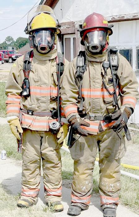Area Fire Departments Burn House as Training Aid