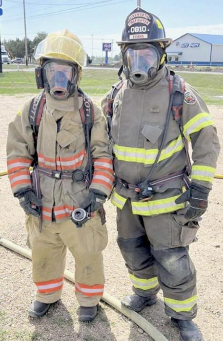Area Fire Departments Burn House as Training Aid