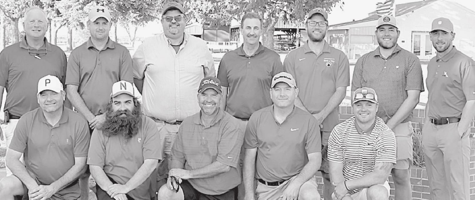 Ainsworth Rolling Rock team was (Back Row - Left to Right): Rod Worrell, Brett Knoetzel, Graig Kinzie, Doug Weiss, Landon Welke, Cordell Nilson and Logan Leach; (Front Row - Left to Right): Tony Allen, Robert Magill, Kevin Martin, Terry Allen and Nick Martin.