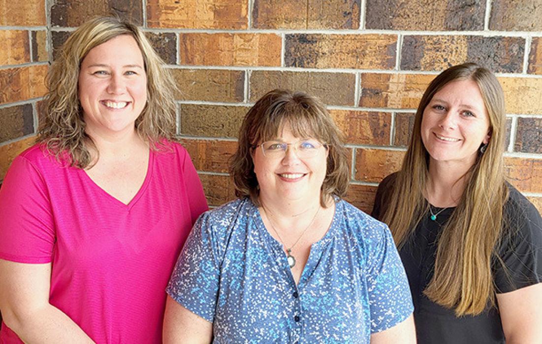 Ainsworth FSA staff are (left to right) Lendi Osborn, Laurie Andrews and Alaina Jensen.