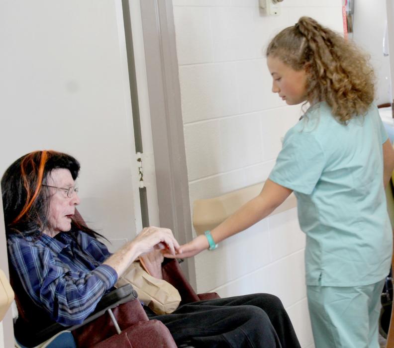 Sandhills Care Center Has Fun With Trick or Treaters
