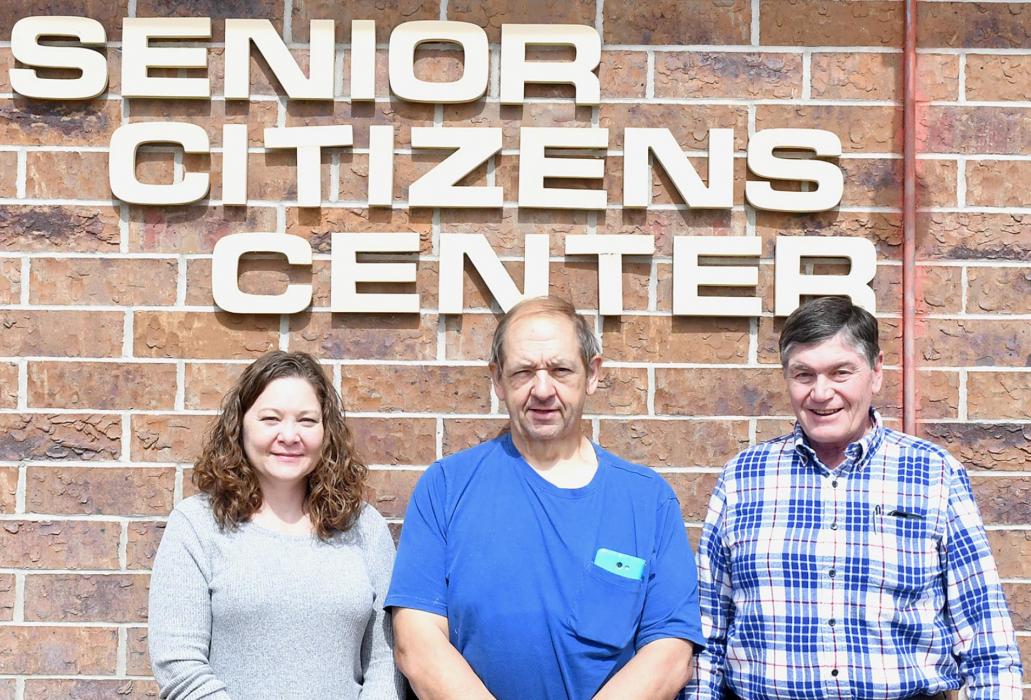 The Ainsworth Senior Center has a couple of major updates to share: they’ve hired two new employees in the last two months. Briana Lawrenz (left) is the new manager and John Mead (center) has been hired as the cook. They are pictured above with the Ainsworth Senior Center Board President, Roland Paddock (right).