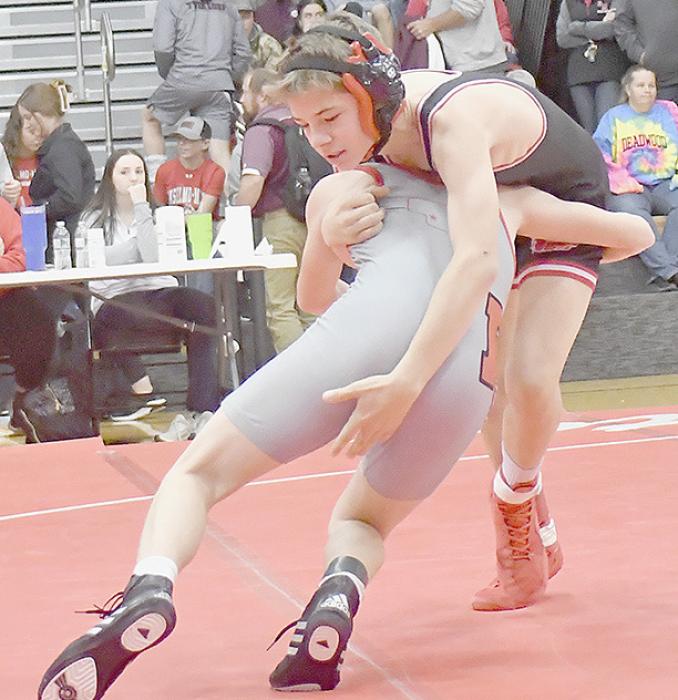 Holden Beel, 106 lbs., wrestled to fourth place in the Twin Loup Invitational and the Anselmo-Merna Invitational.