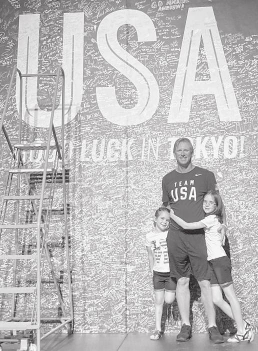 Wade’s daughters Tegan and Rowan joined him at the Olympic Swim Trials in Omaha on Saturday, June 19th. “This whole thing about professional goals and all that are great, but now that I’m a dad, it takes just a little bit different tenor,” Alberts said. “I’ve got two little ones at home, and I’m trying to model behavior for them and show them I had a dream.”