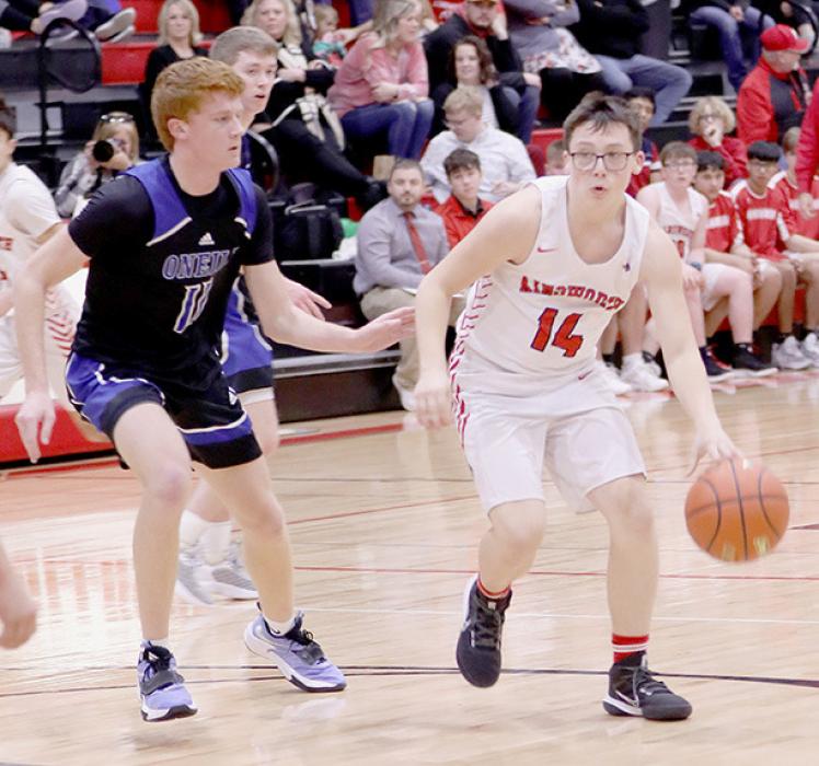 With Carter Nelson sidelined with an ankle injury and Traegan McNally absent due to illness, the Bulldog’s Ryan Salzman got to see a lot of action against O’Neill.