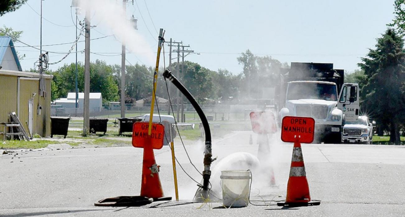 One year ago, the City of Ainsworth finished its 2 million Wastewater Improvement project that was completed throughout 2020. New “smart” (radio-read) water meters, cured-in-place pipe lining (installation shown above) and renovated sewage lift stations were the main projects included in the municipal wastewater system renovation.