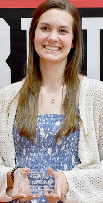 Haley Schroedl was announced as the 2021-2022 Girls Golf MVP.