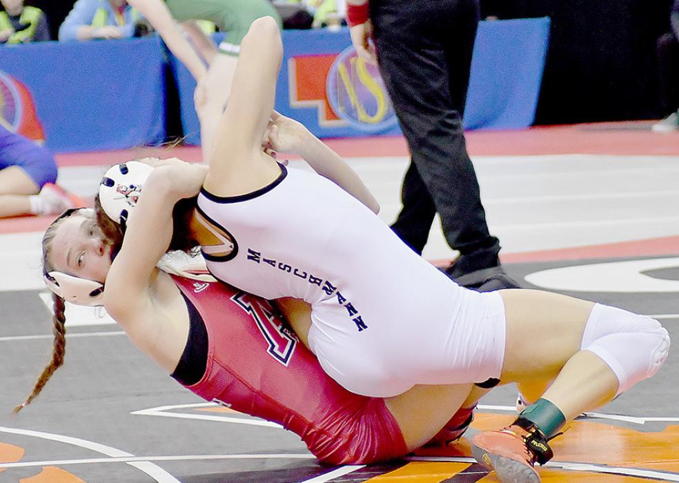 Pozehl defeated Morgan Maschmann of Beatrice by a 6-3 decision to take third place in the girls 115 lb. weight class.