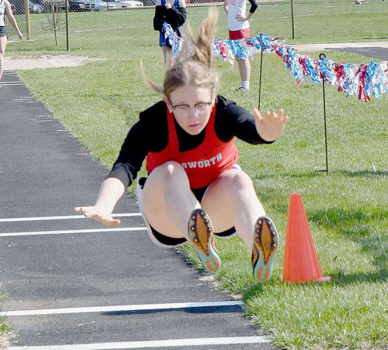 Gracyn Painter placed fourth in the Girls Long Jump and fifth in the 200 Meters.