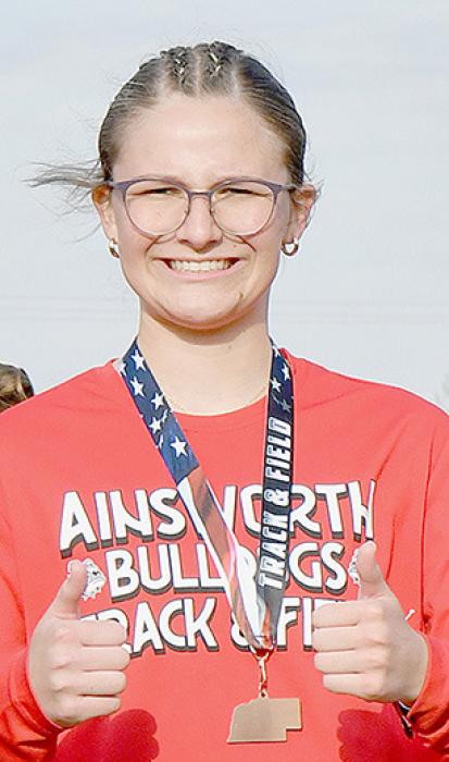 Emma Kennedy placed fourth in the 1600 Meters.