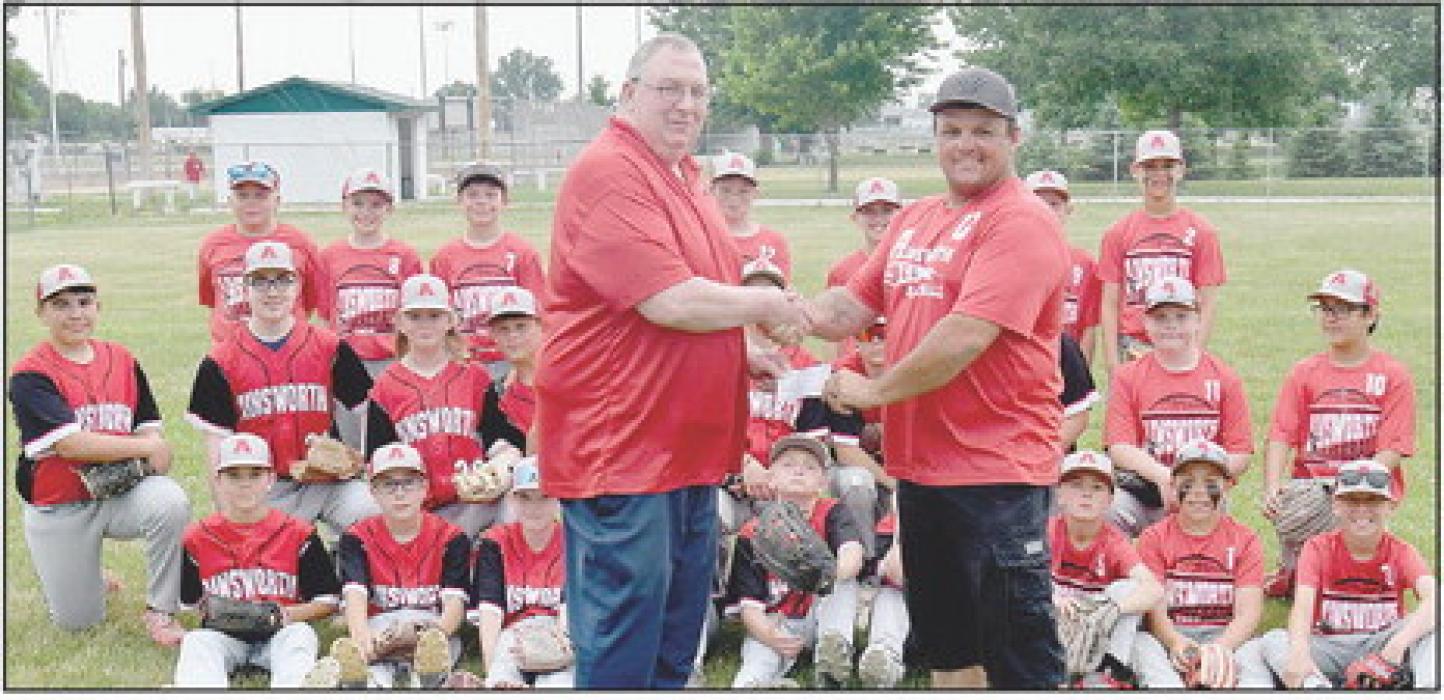 KBR Rural Public Power Operation Roundup Donates to New Scoreboard