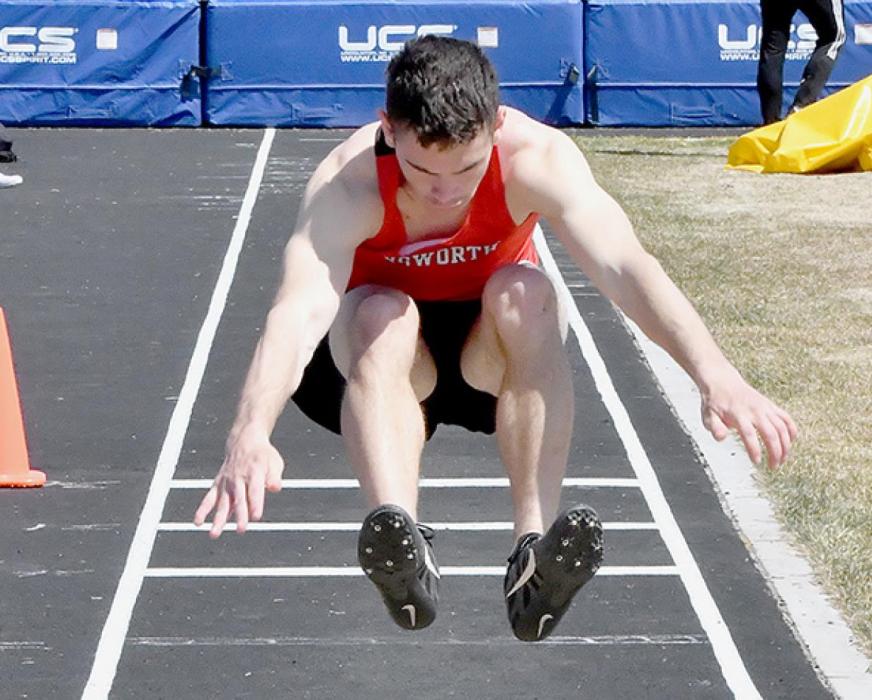 Caleb Allen jumped 40’ 1.5” in the Triple Jump to take fourth place at the West Holt Invitational. Allen has qualified for the Norfolk Classic in Triple Jump.