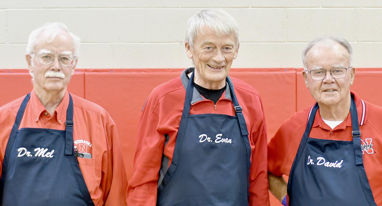 Our Hometown Hereos are (Left to Right): Dr. Melvin Campbell, Dr. Evan Evans and Dr. David Spann.