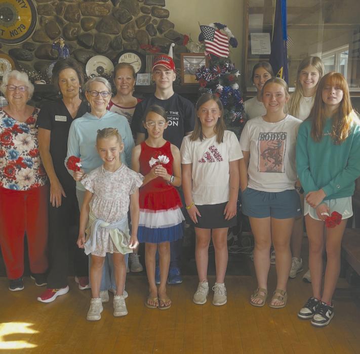 Ainsworth youth sold poppies to Ainsworth residents on May 28th. The crew earned $667.50 from their sales.