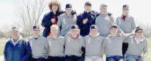 This year’s AHS Bulldogs Boys Golf Team includes (Front Row - Left to Right): Coach Rex Micheel, Aiden Jackman, Landon Holloway, Airyan Goochey, Cash Reynolds, Ethan Fernau and Cole Bodeman; (Back Row): Jace Haskell, Jhett Hollenbeck, Levi Goshorn, Ian Finley and Head Coach Julie Micheel.