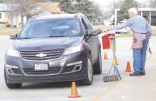 The Ainsworth United Methodist Church held its Christmas dinner drive thru on Christmas Day. Members of the public were inviited to drive through and pick up a Christmas dinner prepared by volunteers.