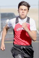 Chris Fernandez ran in the 200 Meter Dash, 4x100 Relay, 4x400 Relay and participated in the Long Jump for the middle school boys.