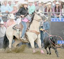 Kieley Walz, who finished her junior year at Ainsworth High School, brought home the NHSFR World Champion Breakaway Roping Title. Her times were 1.97, 1.95, 2.27 with a winning total of 6.19.
