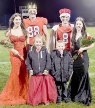 Traegan McNally and Breanna Fernau were Crowned Homecoming King and Queen