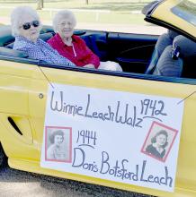 Parade Marshalls included Winnie Leach Walz representing the Class of 1942 and Doris Botsford Leach the Class of 1944.