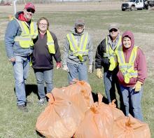 Ainsworth Lions Club Brave Wind for Roadside Cleanup