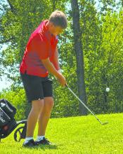 Ainsworth sophomore Jaxon Rucker competed at his second NSAA Class D Golf Meet on May 27 and 28.