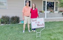 Mike and Katie Lentz Win 2nd Week Honors for Yard of the Week