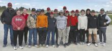 The 2026 Middle School Golf season team members included (left - right): Asst. Coach Cam Palmer, Kira Goochey, Mia Crisman, Trypp Marbry, Vaden Pike, Carter Painter, Leighton Konkoleski, Tristan Sedlacek, Owen King, Callen Pierce, Drew Palmer, Tygan Sisson, Cash Jenkins, Jack King, Mason Shepperd, Quade Jones, Nathan Fernau, Head Coach John Pierce.
