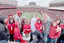 AHS Students Attend Husker Red & White Spring Game