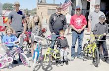 Ainsworth Fire Department Gives Away Four Bicycles