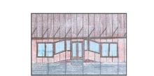 Above is an illustration of what the new entryway facade will look like once construction on The Connection is finished. Crews began working on the building last week.