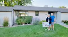 Mike and Dianah Schrad Receive  Yard of the Week Honors