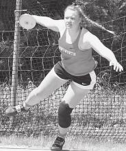 Kaitlyn Nelson will be competing the Shot Put and Discus Throw at the 2021 NSAA State Track Meet.