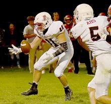 In his first game back after a five week suspension, Riggin Blumenstock recovered a fumble and ran it in for a touchdown and also had nine tackles