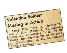 After Being MIA for 72 Years, PFC Dale Thompson is Coming Home!