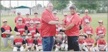 KBR Rural Public Power Operation Roundup Donates to New Scoreboard