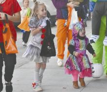 The Ainsworth Chamber of Commerce held its Trick or Treat Street on Halloween. Children of all ages participated.