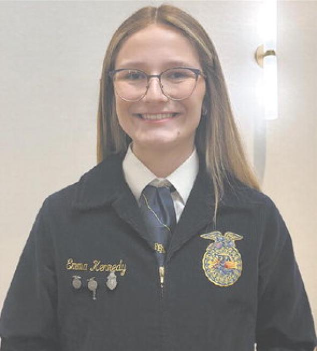 Emma Kennedy brought home a gold medal in the Employment Skills competition.
