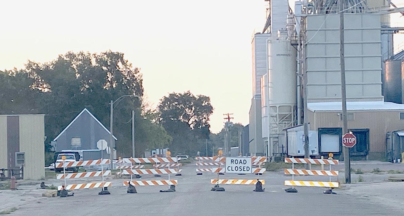 Ainsworth's Main Street Project Continues With 3rd Street Open to Through Traffic and 1st Street Closed to Through Traffic