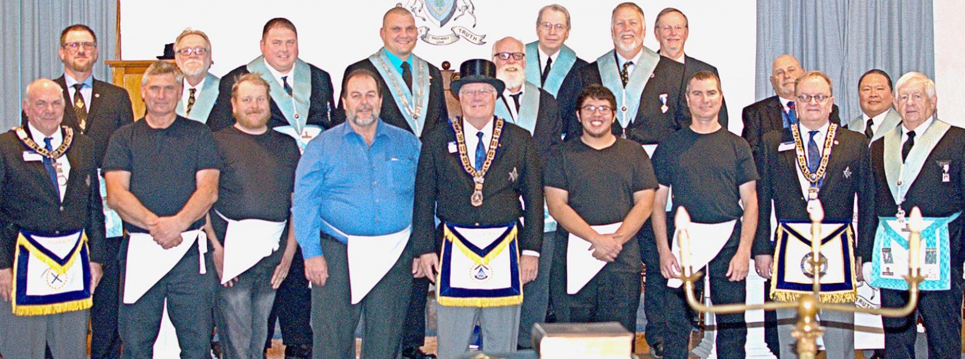 Five New Master Masons Raised at Long Pine Masonic Lodge