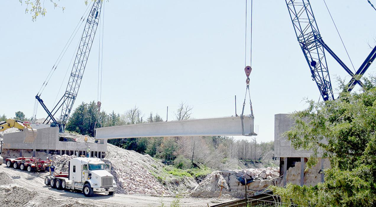 Progress Continues on Sand Draw Bridge